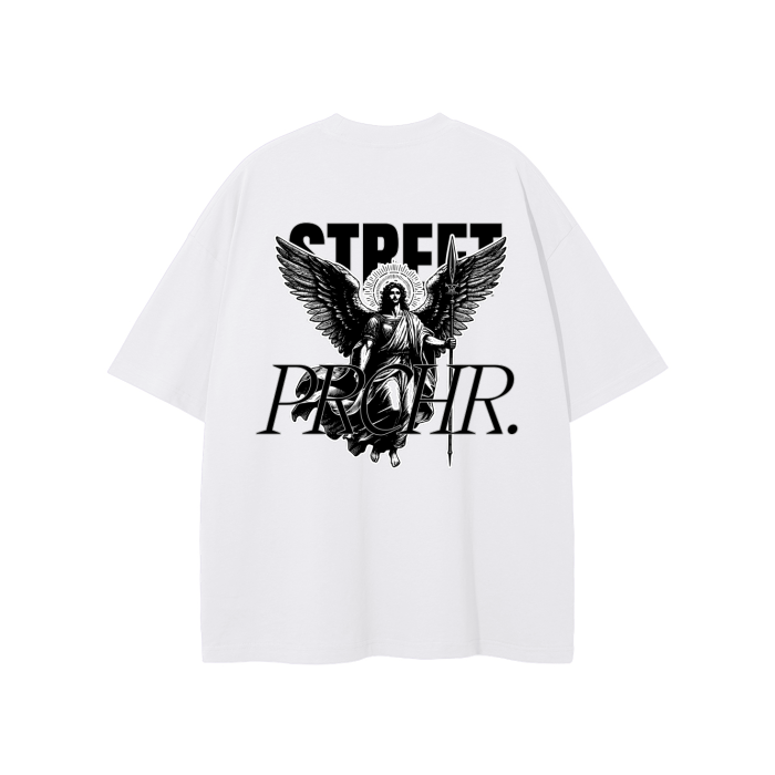 "StreetPRCHR" Unisex WhiteT-Shirt